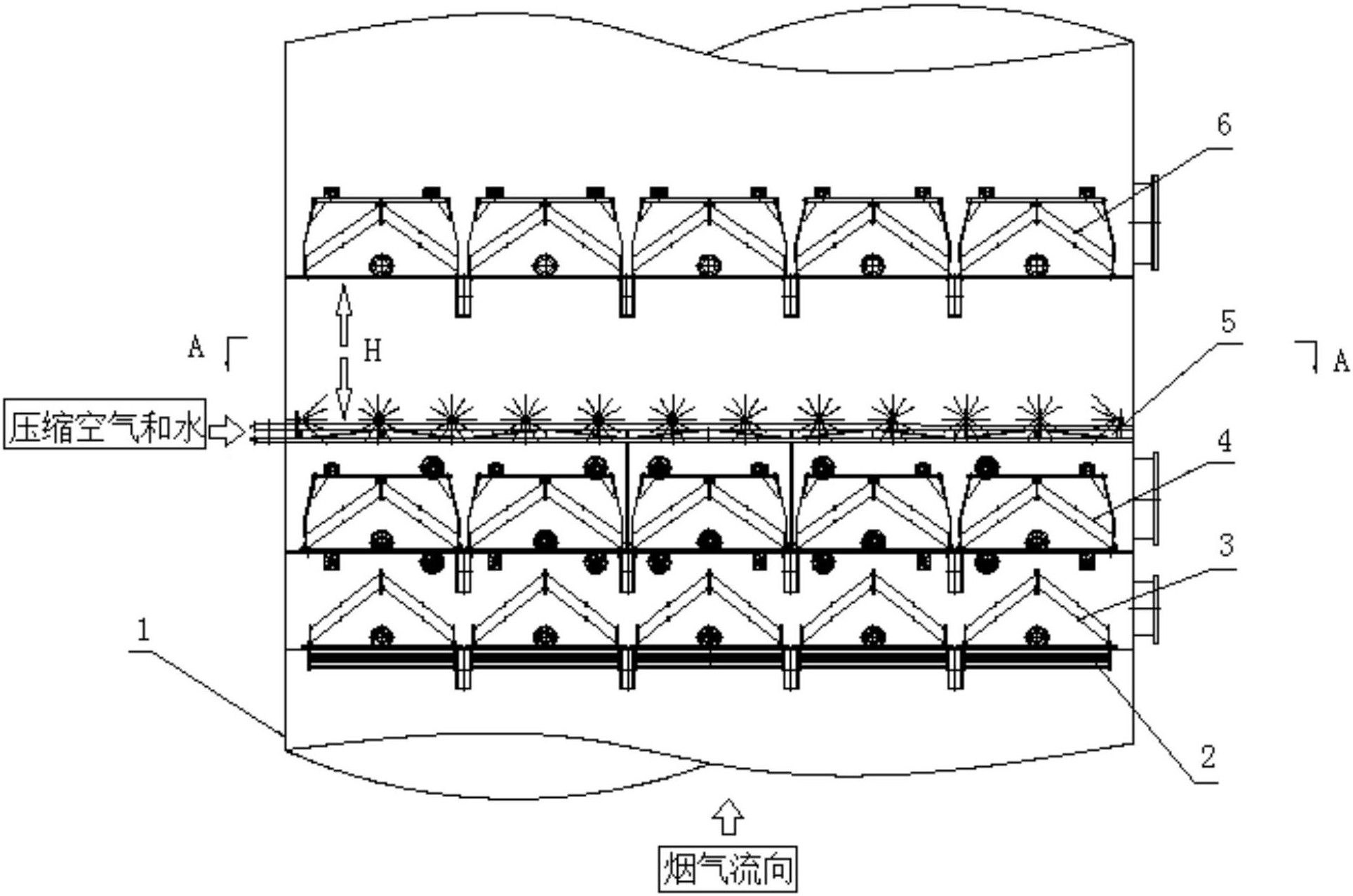 屋脊式除霧器結(jié)構(gòu)及原理