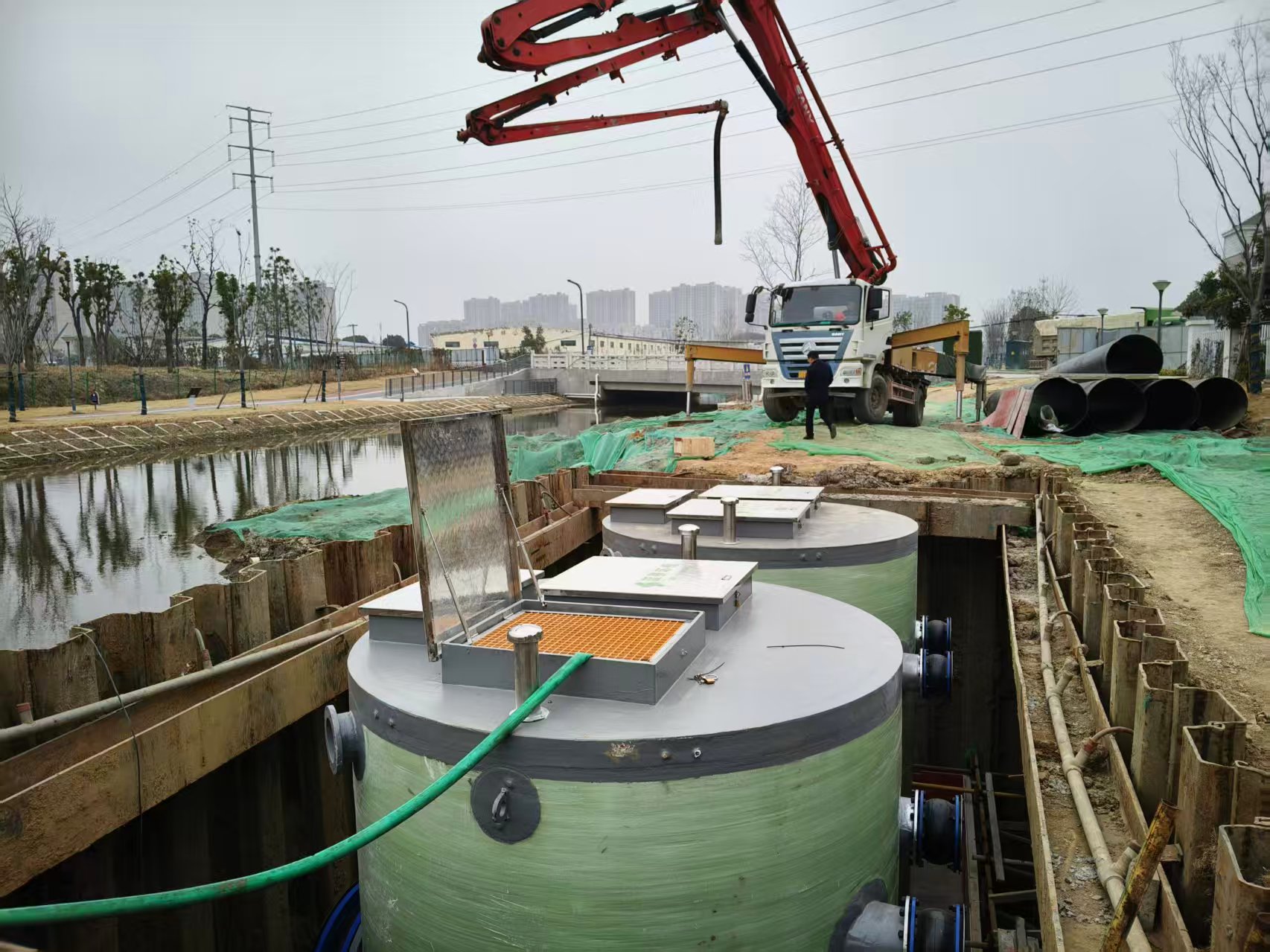 扬子路活水管道工程活水泵站项目
