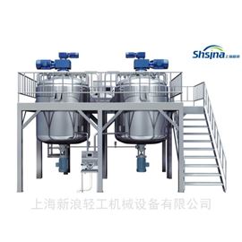 SXL-1000L均质搅拌锅 沐浴露真空搅拌罐