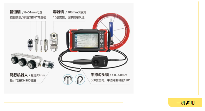 九泰科技工业管道内窥镜助力核电安全检测